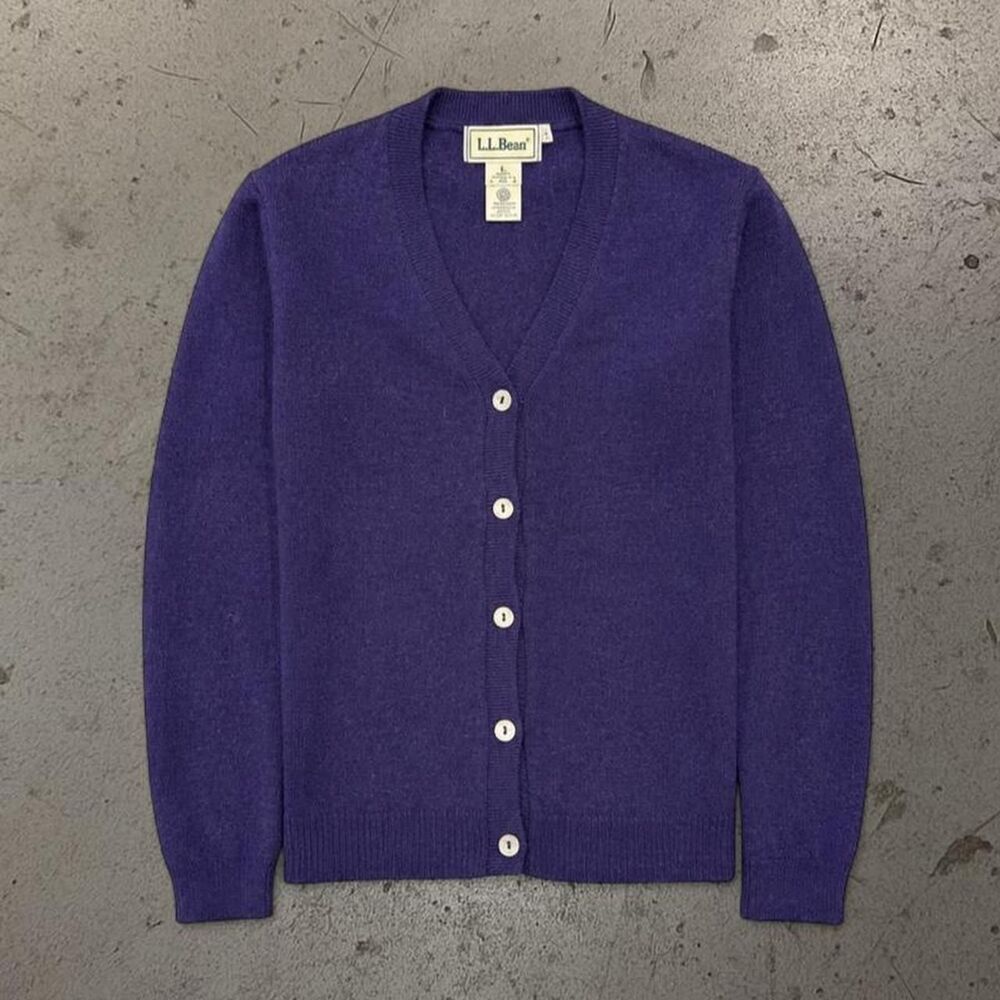 Vintage Womens L.L. Bean Cardigan Sweater SZ L